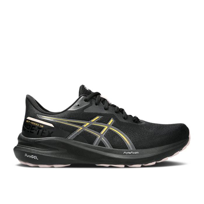 アシックス Asics 【 Wmns Gt 1000 13 Gore-Tex \u0027Black Stadium Orange\u0027 Women Black/Stadium Orange 】 13 サー青二才 ゴアテックス 闘技場 レディース 黒いこと 黒いこと 闘技場 orange 橙・オレンジ色