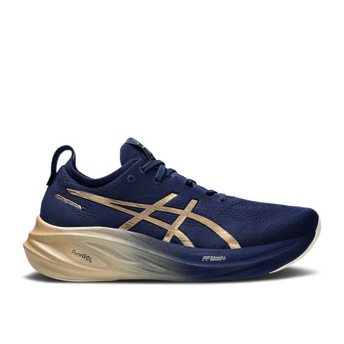 アシックス Asics 【 Gel Nimbus 26 Platinum \u0027Blue Expanse Champagne\u0027 Men Blue Expanse/Champagne 】 Platinum プラチナム メンズ 青味 青み