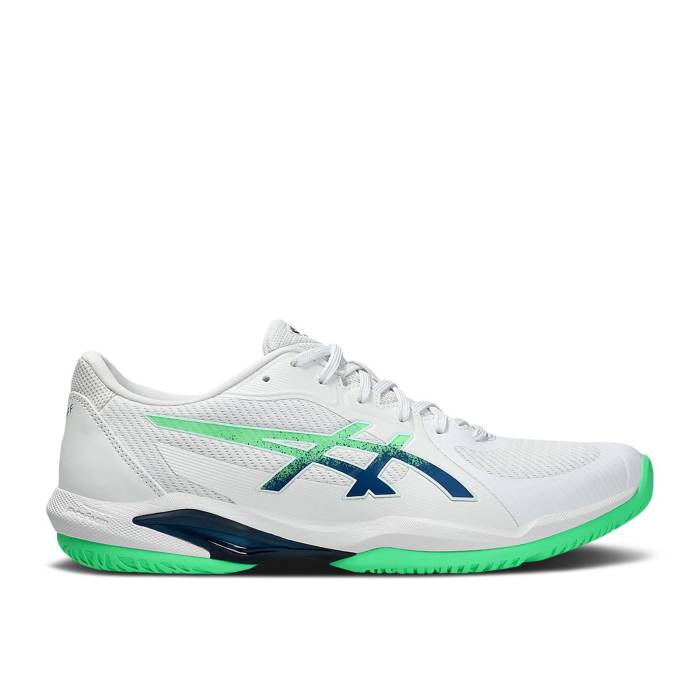 アシックス Asics 【 Solution Swift Ff 2 \u0027White New Leaf\u0027 Men White/New Leaf 】 Swift メンズ 白いこと 白いこと