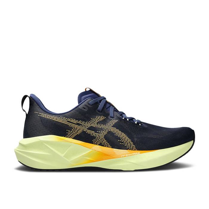 アシックス Asics 【 Novablast 5 \u0027Indigo Blue Amber\u0027 Men Indigo Blue/Amber 】 青み 青色 メンズ 藍色・インディゴ 青み 青色