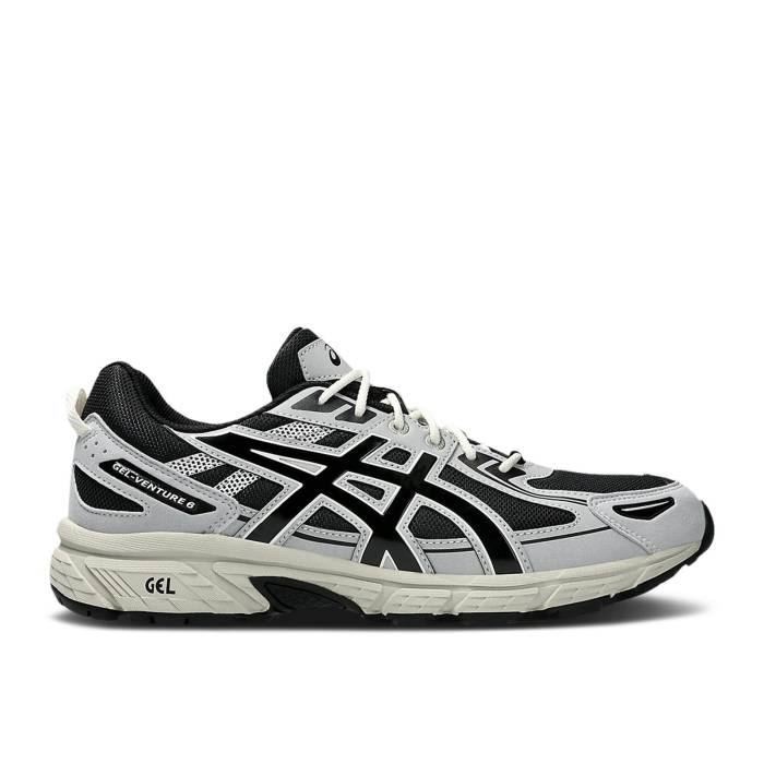 アシックス Asics 【 Gel Venture 6 \u0027Black Grey\u0027 Men Black/Black 】 メンズ 黒いこと 黒いこと