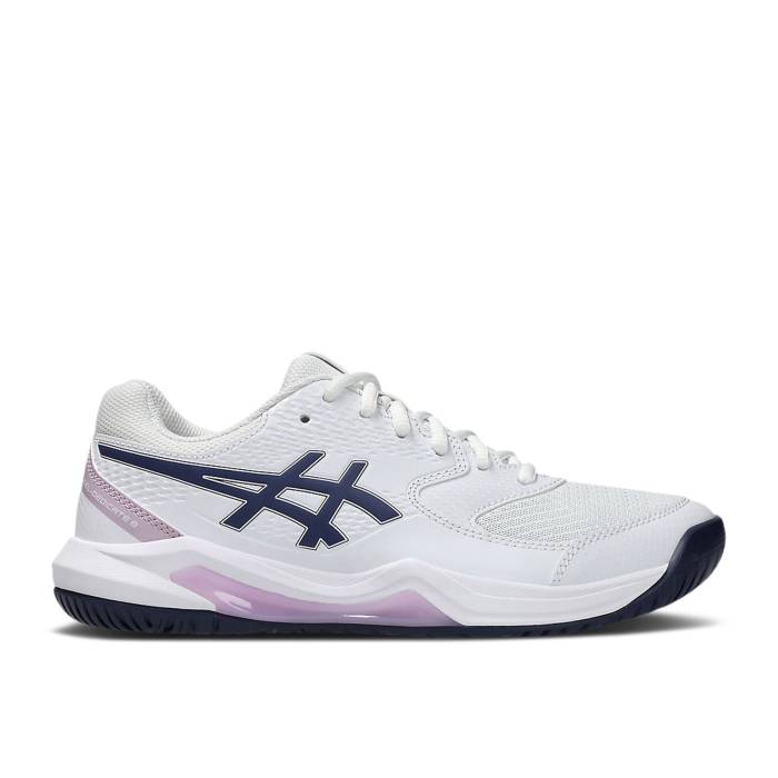 アシックス Asics 【 Wmns Gel Dedicate 8 Wide White Indigo Fog Women White/Indigo Fog 】 藍色・インディゴ レディース 白色 ホワイト 藍色・インディゴ