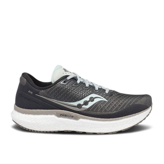 サッカニー Saucony 【 Wmns Triumph 18 \u0027Charcoal Sky\u0027 Women Charcoal/Sky 】 レディース 濃灰色 天の原