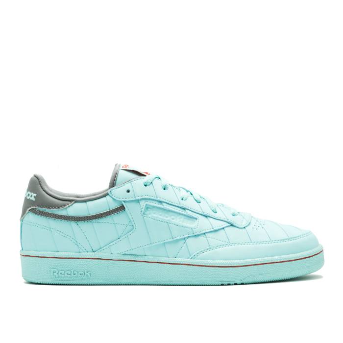 リーボック Reebok 【 Solebox X Classic Club C 85 'Year Of The Court' Men Aqua Vapor/Cyclone Grey 】 クラシック クラブ メンズ アクア 灰色 グレー
