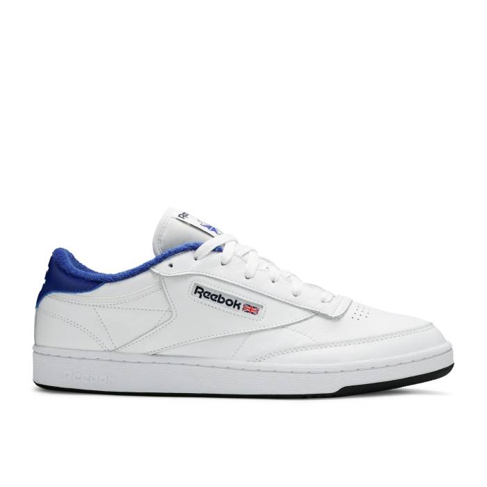 リーボック Reebok 【 Eric Emanuel X Club C 85 \u0027Ultramarine\u0027 Men White/Ultramarine/Black 】 野球クラブ メンズ 白いこと 白いこと 黒いこと 黒いこと