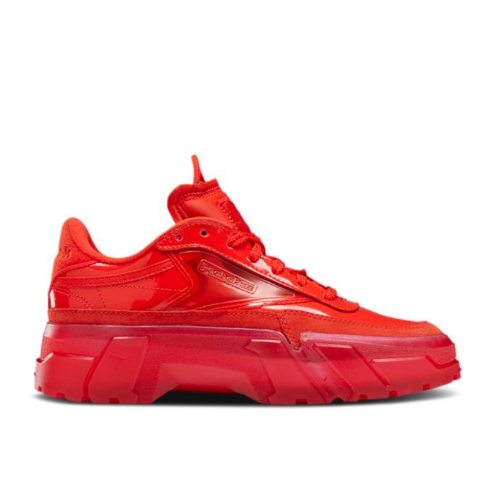 リーボック Reebok 【 Cardi B X Wmns Club C Instinct Red Women Instinct Red/Instinct Red/Clear 】 クラブ レディース インスティンクト Red 赤・レッド