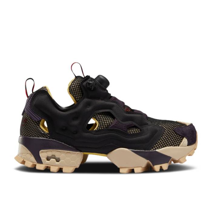 リーボック Reebok 【 Instapump Fury Trail Black Weathered Yellow Men Black/Midnight Shadow/Weathered Yellow 】 メンズ 黒色 ブラック シャドー・シャドウ yellow 黄色・イエロー