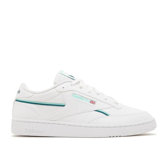 リーボック Reebok 【 Club C 85 Vegan 'White Hint Mint' Men Footwear White/Hint Mint/Midnight Pine 】 クラブ メンズ 白色 ホワイト