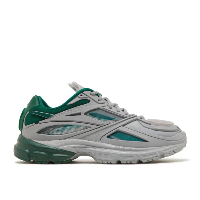 リーボック Reebok 【 Premier Road Modern \u0027Pure Grey Dark Green\u0027 Men Pure Grey 4/Dark Green/Cloud White 】 割り増し金 今めかしい 薄墨色 薄墨色 メンズ 純一無雑 薄墨色 薄墨色 green 緑・緑であること 白いこと 白いこと メンズ靴-スニーカー-靴