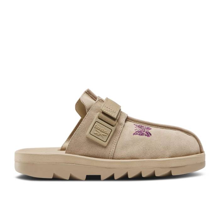 リーボック Reebok 【 Needles X Beatnik Slides \u0027Canvas\u0027 Men Canvas/Extreme Purple/Canvas 】 メンズ Purple 紫・パープル