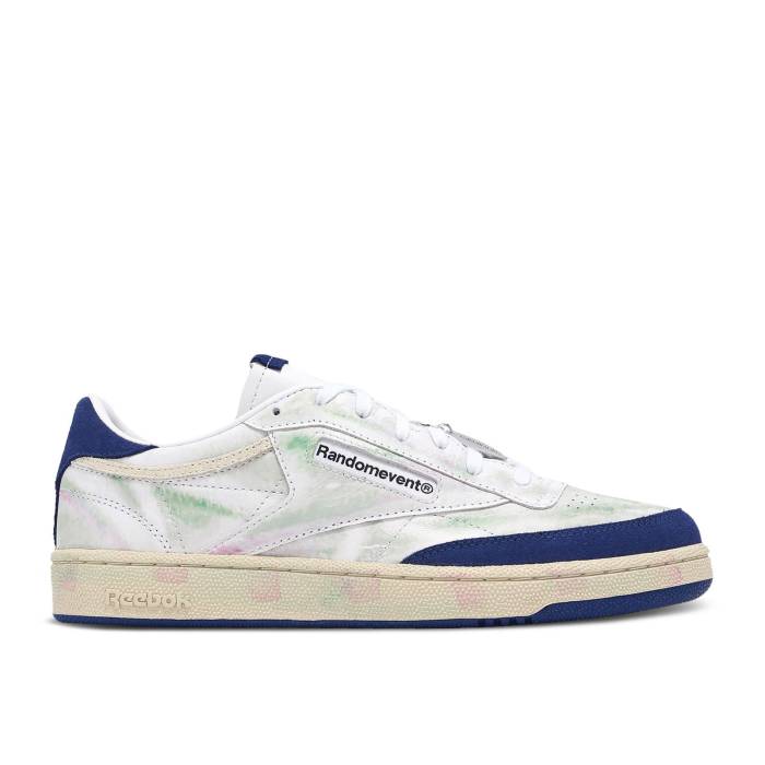 リーボック Reebok 【 Randomevent X Club C 85 \u0027After Trouble\u0027 Men White/Blue/Stucco 】 野球クラブ メンズ 白いこと 白いこと 青碧 青碧
