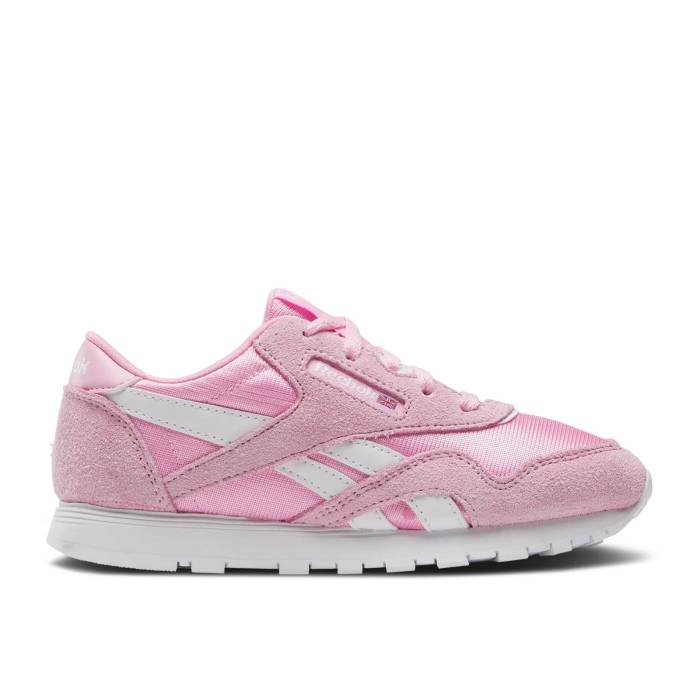 リーボック Reebok 【 Classic Nylon Little Kid 'Astro Rose' Youth Astro Rose/White 】 クラシック ナイロン ジュニア キッズ Rose ローズ 白色 ホワイト｜スニケス