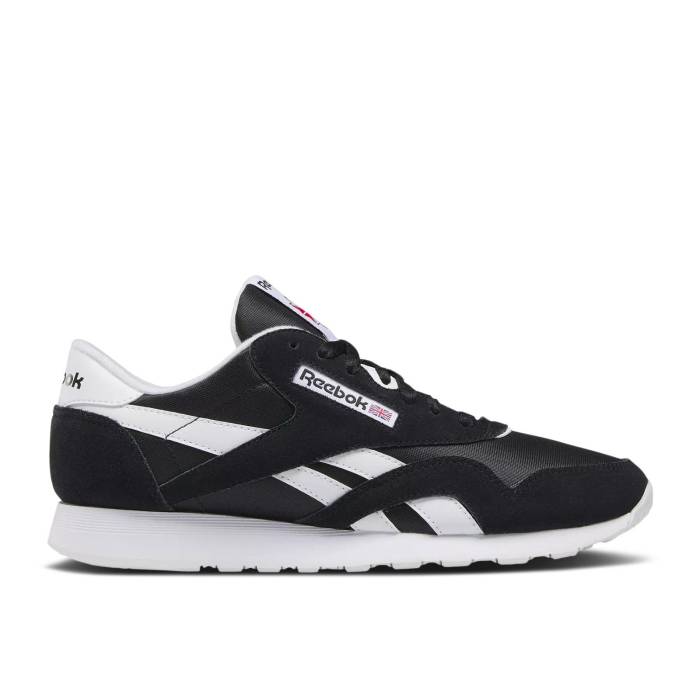 リーボック Reebok 【 Classic Nylon \u0027Black White\u0027 Men Core Black/Footwear White/Footwear White 】 古典派音楽 ナイロン メンズ 中核グループ 黒いこと 黒いこと 白いこと 白いこと