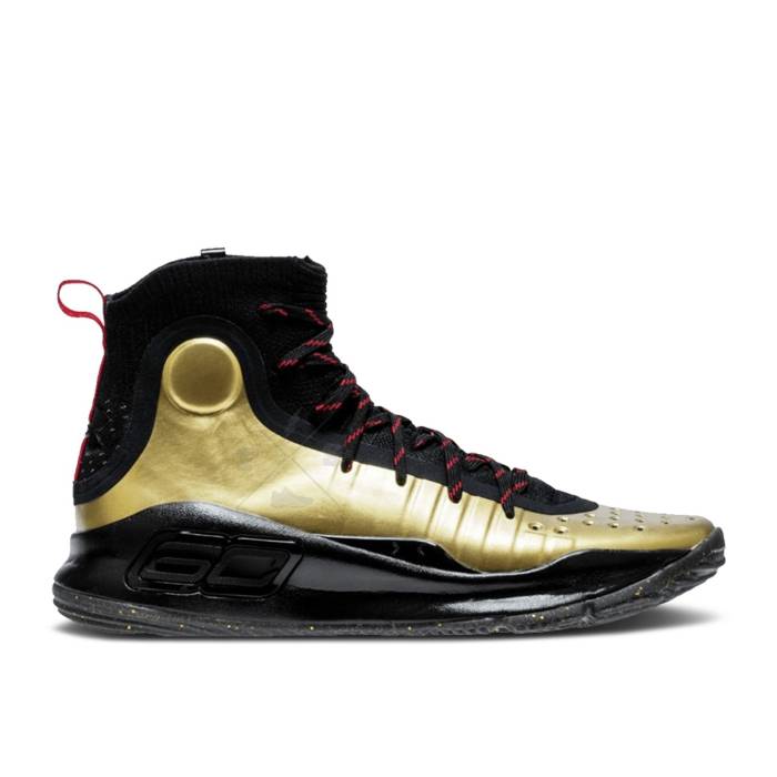 アンダーアーマー Under Armour 【 Shoe Palace X Curry 4 '25Th Anniversary' Men Black/Gold/Red 】 カリー メンズ 黒色 ブラック ゴールド Red 赤・レッド｜スニケス