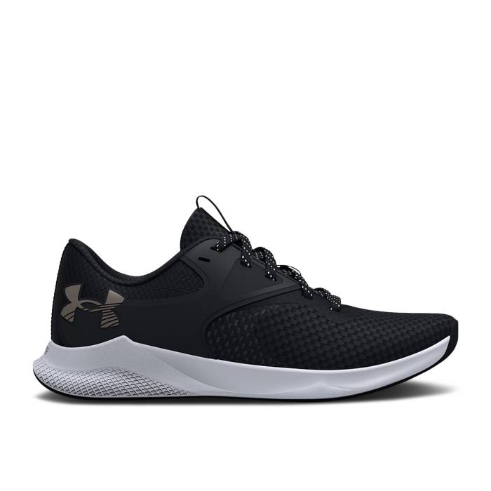 アンダーアーマー Under Armour 【 Wmns Charged Aurora 2 \u0027Black Metallic Warm Silver\u0027 Women Black/Metallic Warm Silver 】 ウォーム レディース 黒いこと 黒いこと ウォーム Silver しろがね色・しろがね色