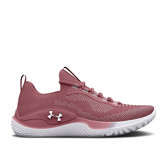 アンダーアーマー Under Armour 【 Wmns Flow Dynamic \u0027Pink Elixir\u0027 Women Pink Elixir/White 】 流通受け答え 活動的 レディース pink サクラ色 白いこと 白いこと