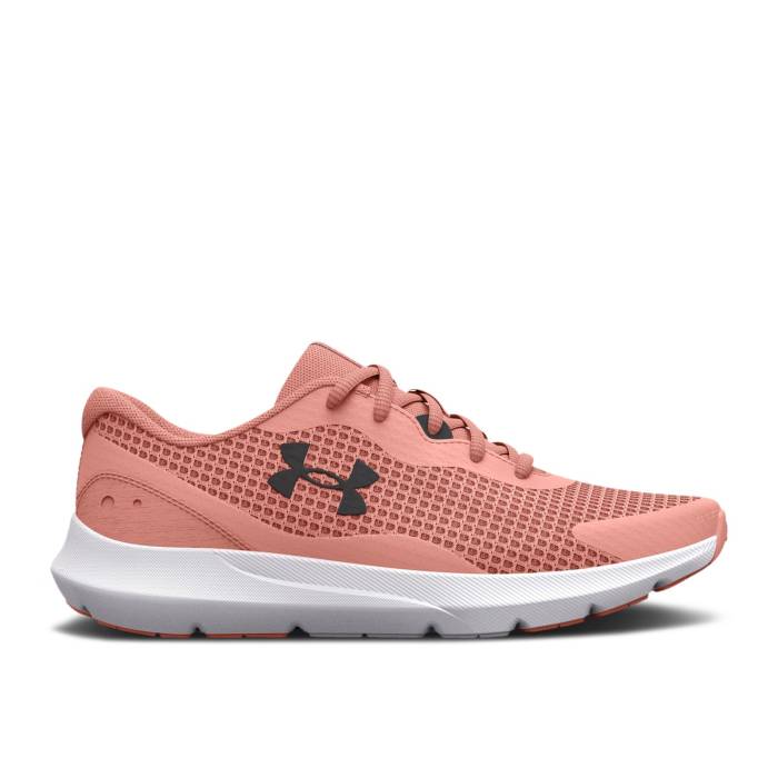 アンダーアーマー Under Armour 【 Wmns Surge 3 'Pink Sands' Women Pink Sands/Jet Grey 】 レディース pink ピンク 灰色 グレー