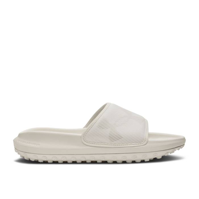 アンダーアーマー Under Armour 【 Ft Sway Slide \u0027Ivory Fog\u0027 Men Ivory/Fog 】 Slide サンダル メンズ 象牙色