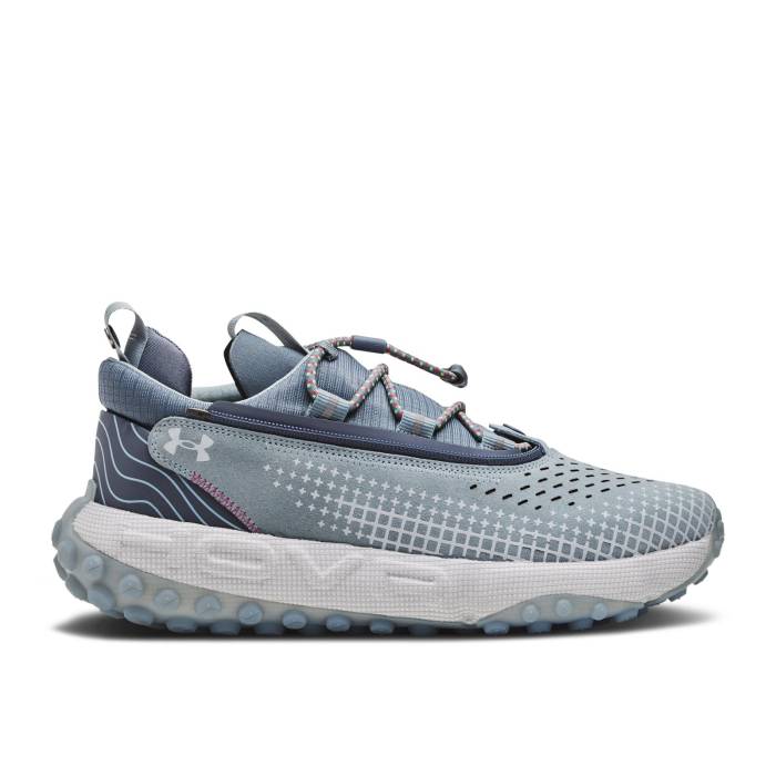 アンダーアーマー Under Armour 【 Hovr Summit Fat Tire Delta \u0027Harbor Blue\u0027 Men Harbor Blue/Gravel/Halo Grey 】 メンズ 青み 青色 薄墨色 薄墨色