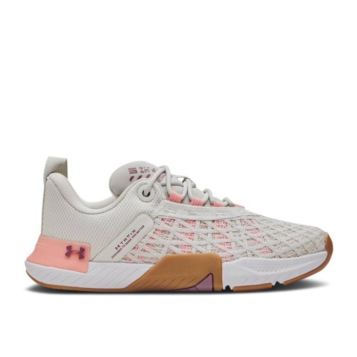 アンダーアーマー Under Armour 【 Wmns Tribase Reign 5 \u0027White Clay Pink Fizz\u0027 Women White Clay/Pink Fizz/Misty Purple 】 pink さくら色 レディース 白いこと 白いこと pink さくら色 Purple 紫・パープル