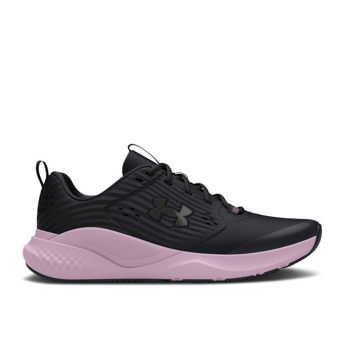 アンダーアーマー Under Armour 【 Wmns Charged Commit 4 'Black Purple Ace' Women Black/Purple Ace/Metallic Black 】 Purple 紫・パープル レディース 黒色 ブラック Purple 紫・パープル エース