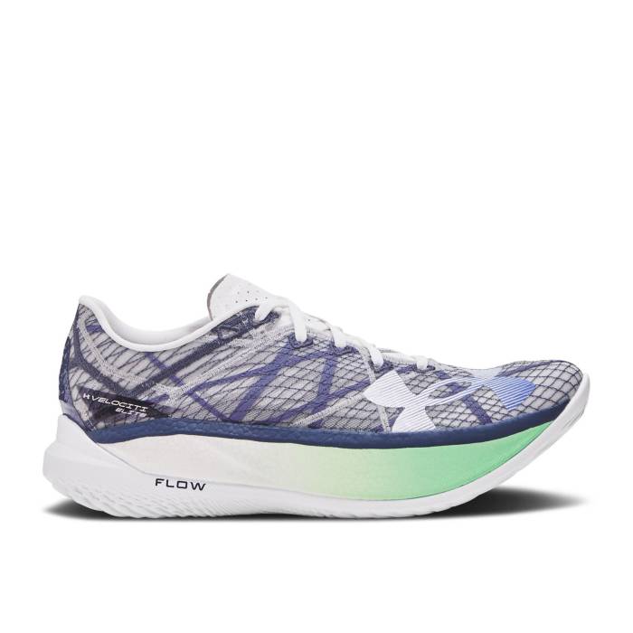 アンダーアーマー Under Armour 【 Flow Velociti Elite 2 \u0027White Starlight\u0027 Men White/Downpour Grey/Starlight 】 流れ受け答え エリート メンズ 白いこと 白いこと 薄墨色 薄墨色