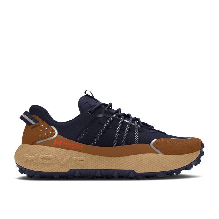 アンダーアーマー Under Armour 【 Fat Tire Venture Pro \u0027Midnight Navy Phoenix Fire\u0027 Men Midnight Navy/Phoenix Fire/Metallic Silver 】 労働者階級 紺色 米国海軍 アリゾナ州の州都 メンズ 紺色 米国海軍 アリゾナ州の州都 火の手 Silv