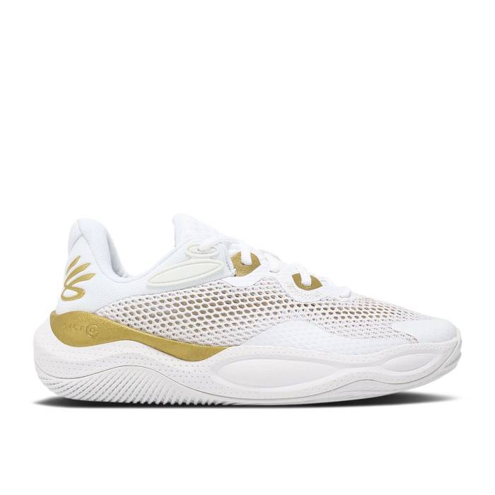 アンダーアーマー Under Armour 【 Curry Splash 24 Ap \u0027White Gold\u0027 Men White/Halo Grey 】 カリー メンズ 白いこと 白いこと 薄墨色 薄墨色