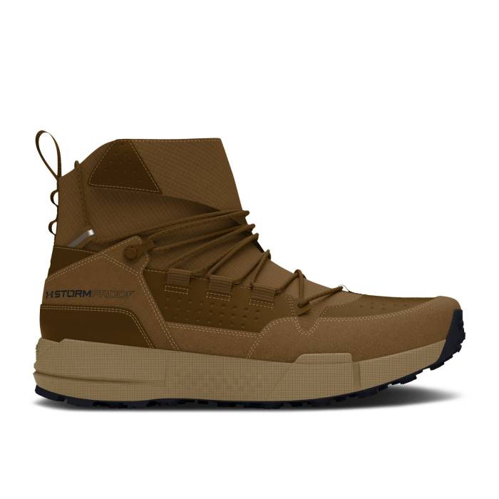 アンダーアーマー Under Armour 【 Trek Loadout Waterproof \u0027Coyote Brown\u0027 Men Coyote Brown/Coyote/Black 】 メンズ 赤銅色 赤銅色 黒いこと 黒いこと