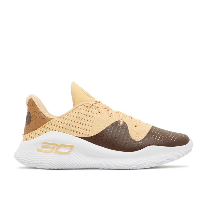 Curry Brand 【 Curry 4 Low Flotro Curry Camp Men Mesa Yellow/Cleveland Brown/Mesa Yellow 】 カリー メンズ yellow 黄色・イエロー クリーブランド 茶色 ブラウン
