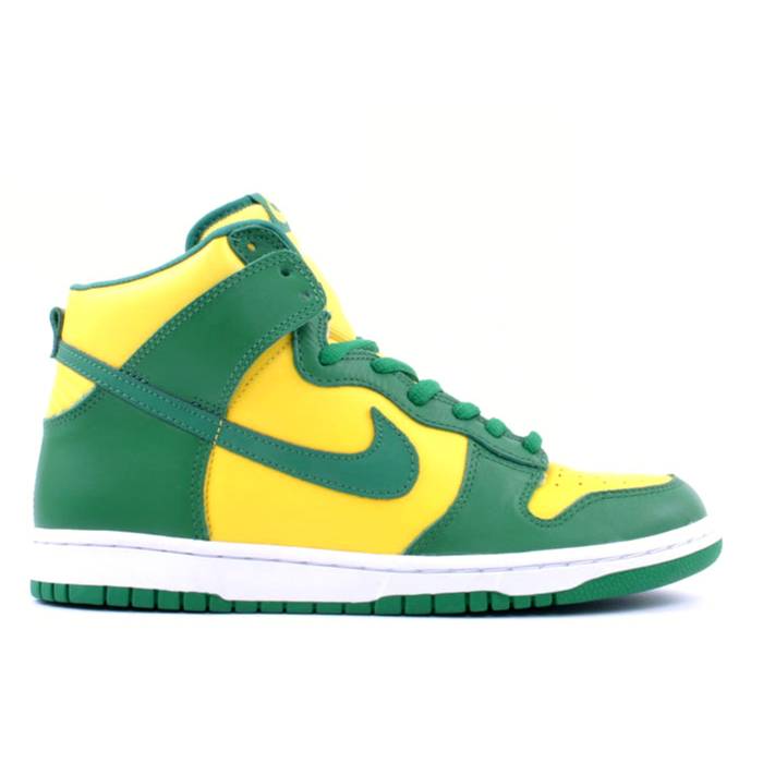 ナイキ Nike 【 Dunk High \u0027Brazil\u0027 Men Yellow Zest/Classic Green 】 ダンク ご機嫌 メンズ yellow 黄味がかった・黄み 古典派音楽 green 緑・緑であること メンズ靴-その他-靴
