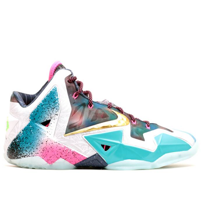 ナイキ Nike 【 Lebron 11 Premium \u0027What The Lebron\u0027 Men Black Lava/Silver Ice-Galaxy Blue 】 Lebron レブロン Premium 割り増し金 メンズ 黒いこと 黒いこと Silver しろがね色・しろがね色 青み 青色