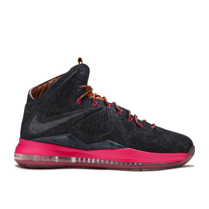 ナイキ Nike 【 Lebron 10 Ext Denim Qs \u0027Denim\u0027 Men Midnight Navy/Midnight Navy-Hazelnut-Fireberry 】 Lebron レブロン ジーンズ メンズ 紺色 米国海軍