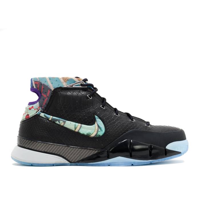 ナイキ Nike 【 Zoom Kobe 1 \u0027Prelude\u0027 Men Black/Multi-Color-Wolf Grey 】 望遠レンズ Kobe コービー メンズ 黒いこと 黒いこと 薄墨色 薄墨色