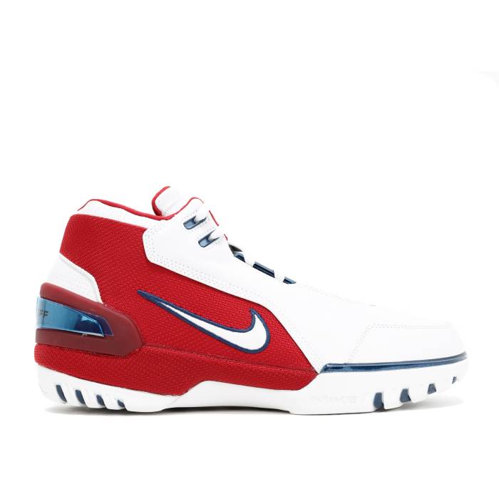ナイキ Nike 【 Air Zoom Generation \u0027First Game\u0027 2003 Men White/Midnight Navy-Varsity Crimson (1St Game) 】 望遠レンズ メンズ 白いこと 白いこと クリムゾン