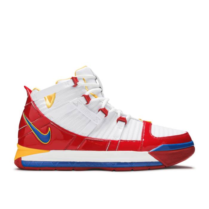 ナイキ Nike 【 Zoom Lebron 3 'Superman' Men White/Varsity Red-Varsity Maize-Varsity Royal 】 ズーム Lebron レブロン 靴 メンズ靴 その他 メンズ 白色 ホワイト画像