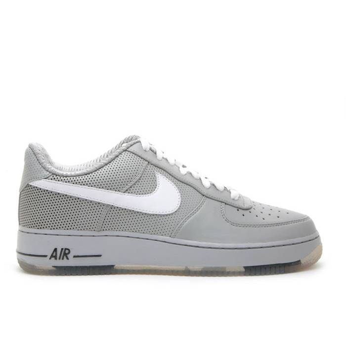 ナイキ Nike 【 Air Force1 Low Premium \u0027Futura\u0027 Men Matte Silver/White-Black 】 Premium 割り増し金 メンズ Silver しろがね色・しろがね色 靴-スニーカー