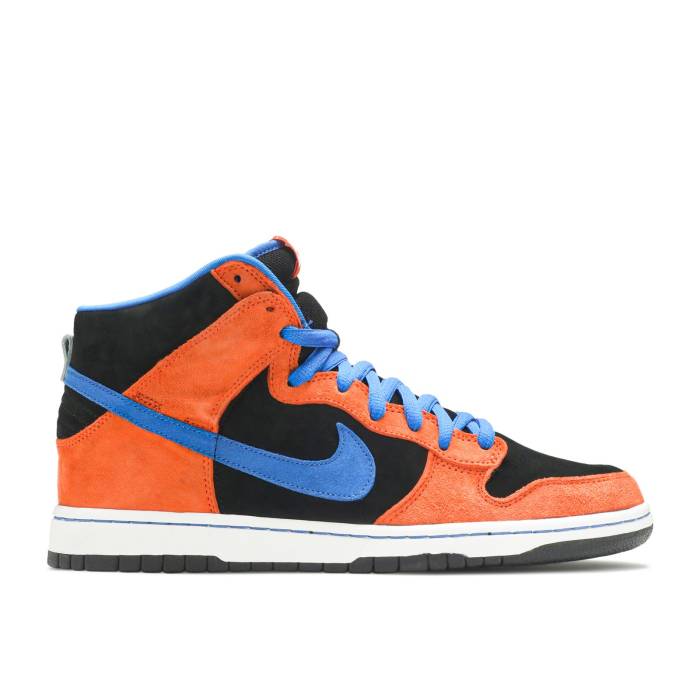ナイキ Nike 【 Dunk High Premium Sb Men Deep Orange/Blue Sapphire-Black 】 ダンク ハイ Premium プレミアム エスビー メンズ ディープ orange 橙・オレンジ 青色 ブルー