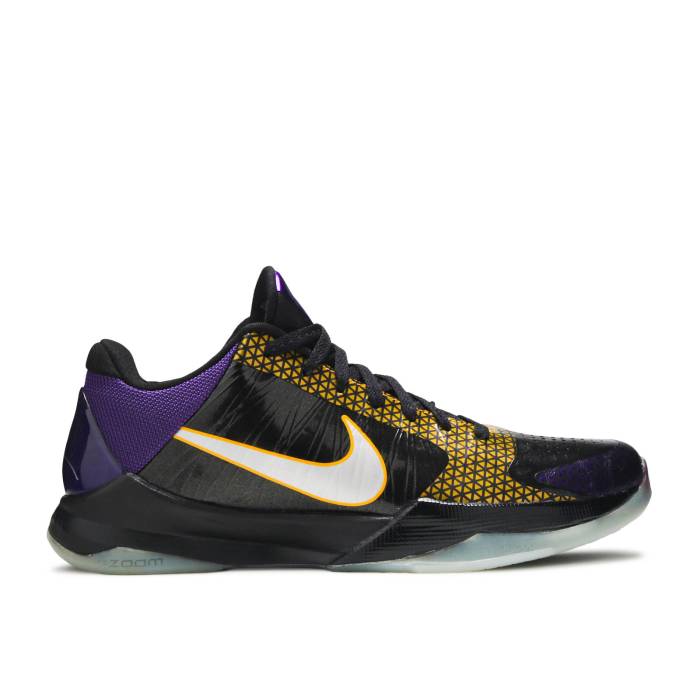 ナイキ Nike 【 Zoom Kobe 5 'Playoff Carpe Diem' Men Black/Chrome-Del Sol-Varsity Purple 】 ズーム Kobe コービー メンズ 黒色 ブラック Purple 紫・パープル