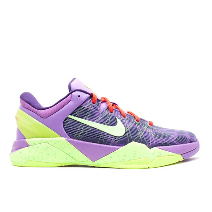 ナイキ Nike 【 Kobe 7 ガウス \u0027Christmas\u0027 Youth Violet Pop/Volt-Ink-Action Red 】 Kobe コービー お坊っちゃん キッズ 紫・相撲取り草 Red 赤・赤いこと