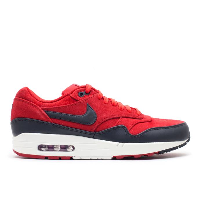 ナイキ Nike 【 Air Max 1 Premium \u0027Gym Red Anthracite\u0027 Men Gym Red/Anthracite/Sail/Rave Pink 】 マックス Premium 割り増し金 Red 赤・赤いこと メンズ Red 赤・赤いこと pink サクラ色