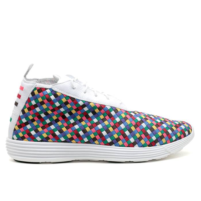 ナイキ Nike 【 Lunar Chukka Woven+ Men White/Varsity Maize-Pink-Flash 】 ルーナー・ルナー チャッカ メンズ 白色 ホワイト