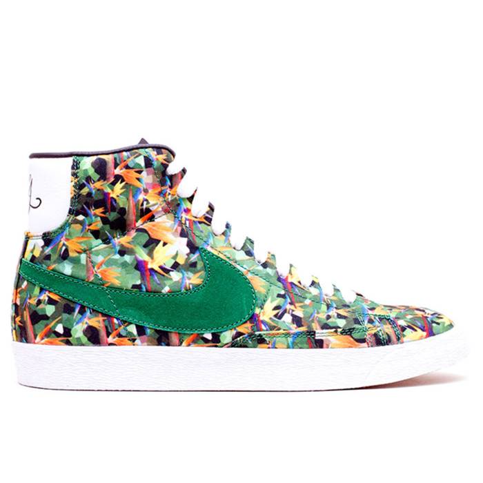 ナイキ Nike 【 Blazer Mid Prm Vntg Qs \u0027Los Angeles\u0027 Men Multi-Color/Pine Green White 】 ブレイザー ミッド メンズ green 緑・緑であること 白いこと 白いこと