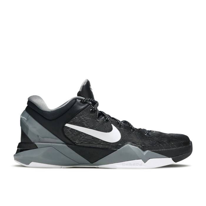 ナイキ Nike 【 Zoom Kobe 7 Xdr \u0027Black Wolf Grey\u0027 Men Black/White-Wolf Grey-Cool Grey 】 望遠レンズ Kobe コービー メンズ 黒いこと 黒いこと 薄墨色 薄墨色
