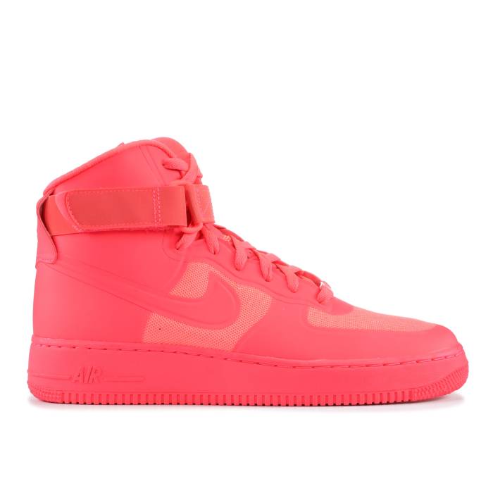 ナイキ Nike 【 Air Force 1 Hi Hyperfuse Premium \u0027Solar Red\u0027 Men Solar Red/Solar Red 】 Hyperfuse ハイパーフューズ Premium 割り増し金 メンズ Red 赤・赤いこと