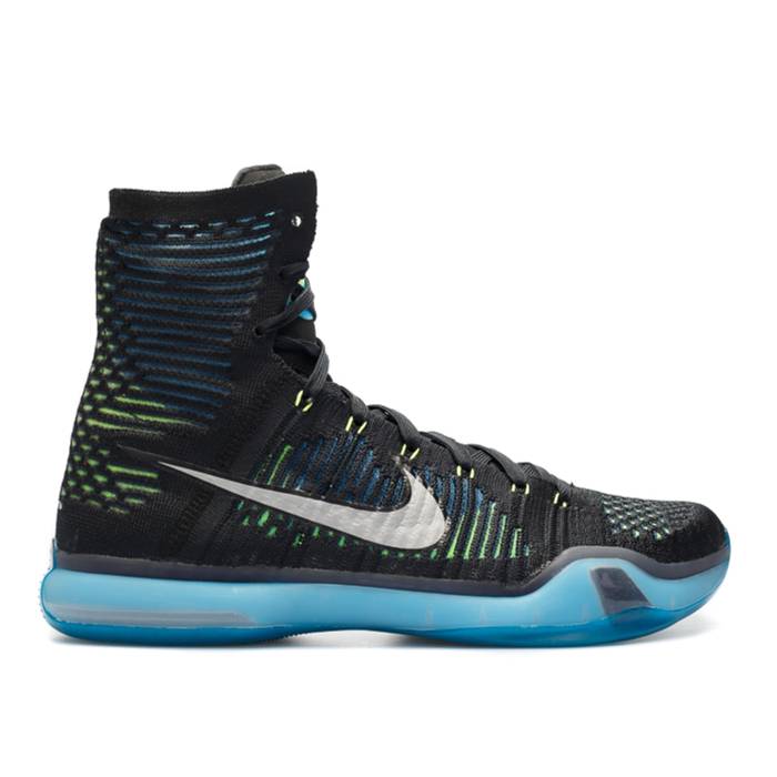 ナイキ Nike 【 Kobe 10 Elite 'Commander' Men Black/Metallic Silver-Blue Lagoon-Volt 】 Kobe コービー エリート 靴 メンズ靴 その他 メンズ 黒色 ブラック画像