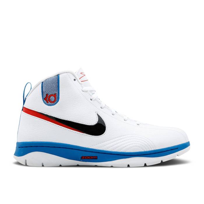 ナイキ Nike 【 Kd1 \u0027Okc Home\u0027 Men White/Black-Italy Blue-Cement Red 】 メンズ 白いこと 白いこと Red 赤・赤いこと