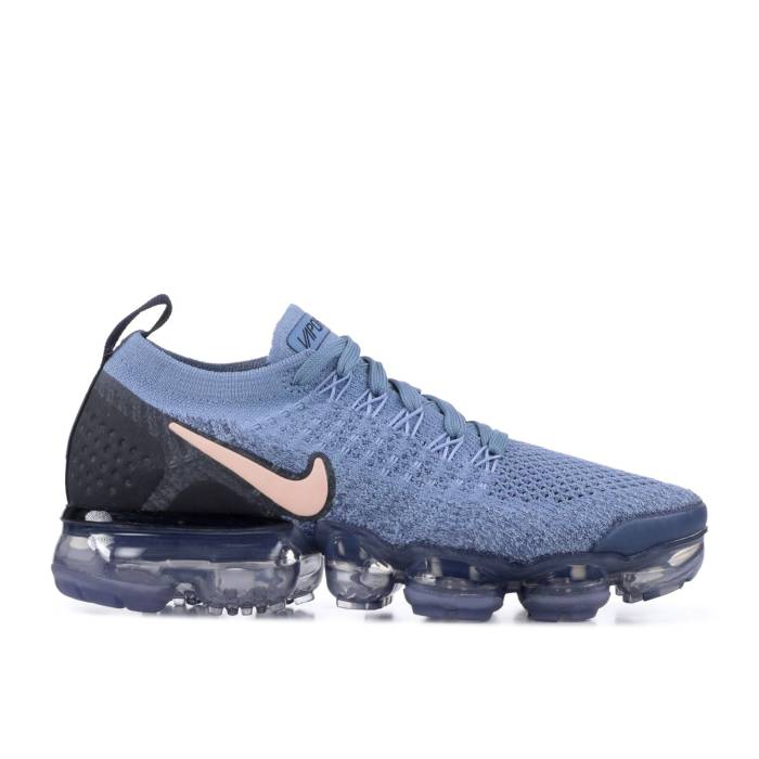 ナイキ Nike 【 Wmns Air Vapormax 2 Flyknit \u0027Work Blue\u0027 Women Work Blue/Crimson Tint 】 飛球編み物 レディース 青味 青み クリムゾン