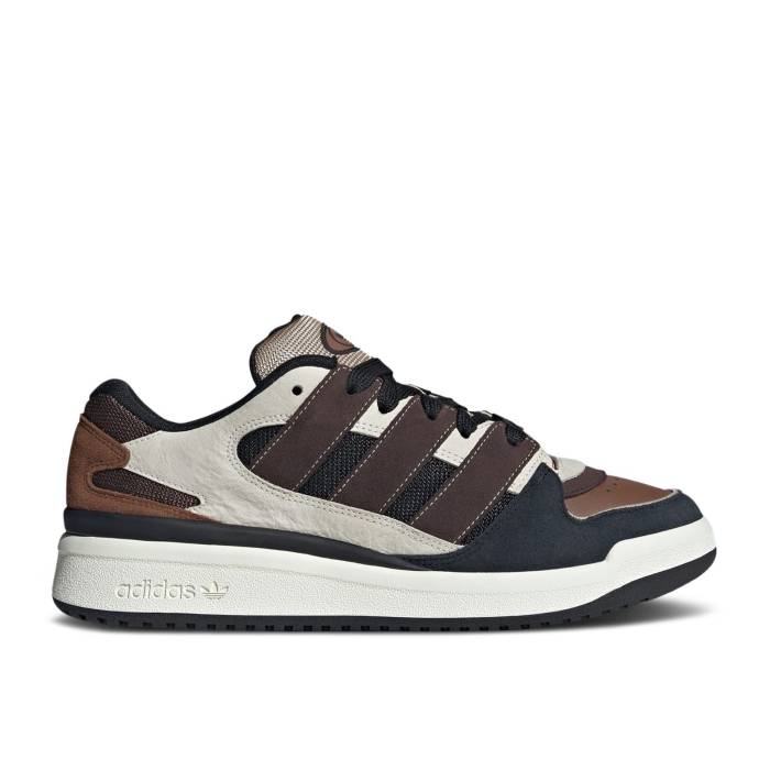 アディダス Adidas 【 Forum Puffed 'Off White Dark Brown Black' Men Off White/Dark Brown/Core Black 】 フォーラム 白色 ホワイト 茶色 ブラウン メンズ 白色 ホワイト 茶色 ブラウン コア 黒色 ブラック|スニケス