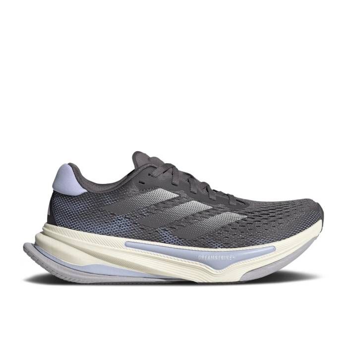 アディダス Adidas 【 Wmns Supernova Prima \u0027Grey Strata Violet Tone\u0027 Women Grey Strata/Iron Metallic/Violet Tone 】 スーパーノバ・ノヴァ 紫・相撲取り草 レディース 薄墨色 薄墨色 紫・相撲取り草